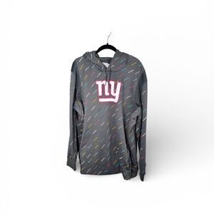 NFL NY Giants Crucial Catch Gray Hoodie Women’s Size XXL